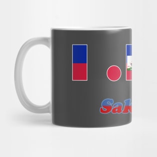 I.E.T. Ayiti Sak Pase Haitian Flag Colors Mug